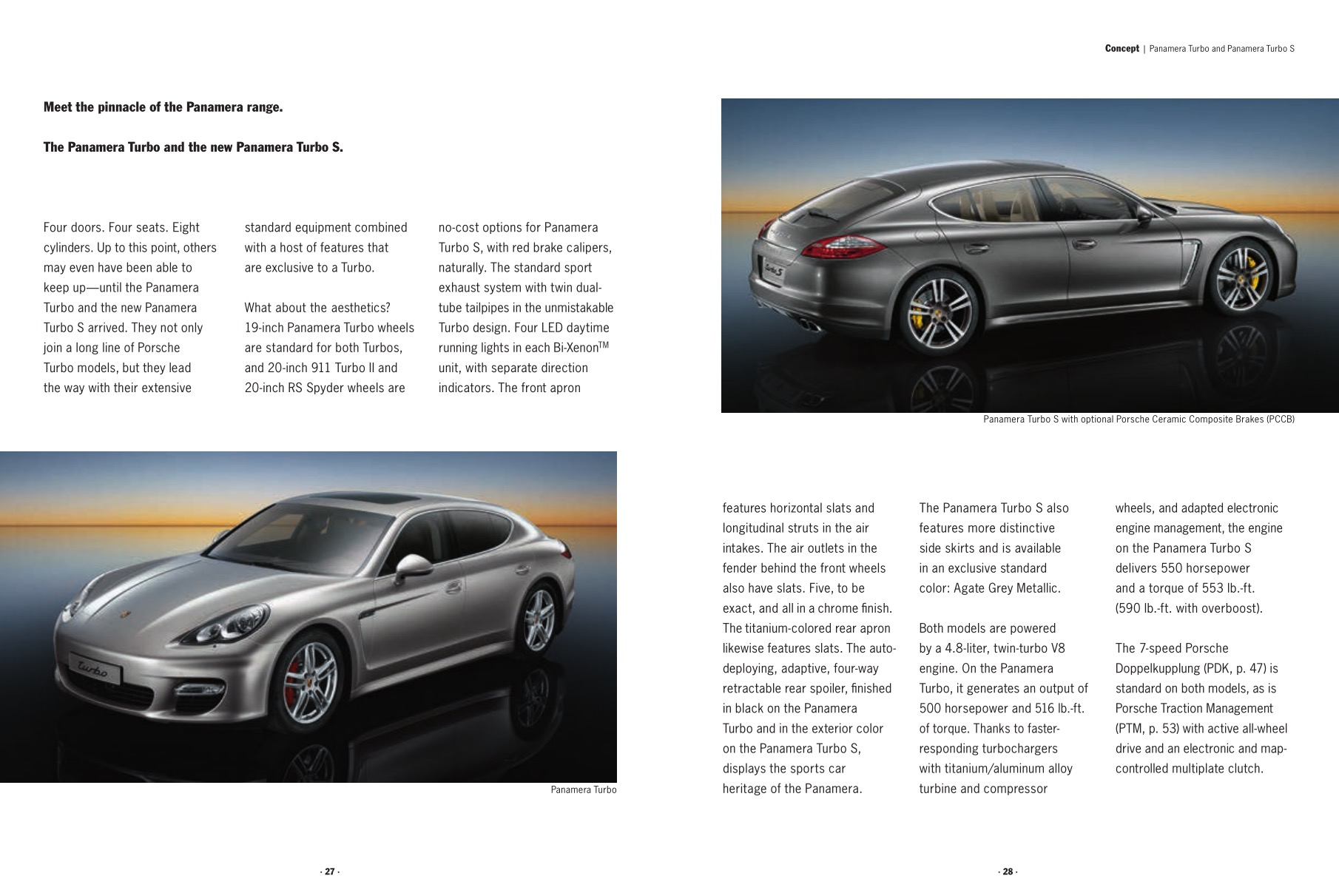 2012 Porsche Panamera Brochure Page 29